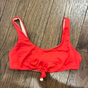 Dolce Vita Red Women's Bikini  Top
